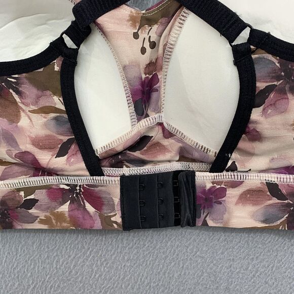 LINC Flawless Support Bra Womens Large Winter Jasmine Floral Adjustable MSRP $48 - Picture 8 of 13